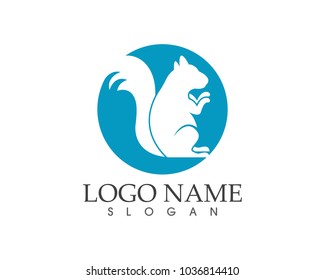 Squirrel icon sign logo