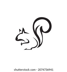 Squirrel icon and symbol vector illustration