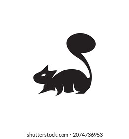 Squirrel icon and symbol vector illustration