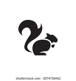 Squirrel icon and symbol vector illustration