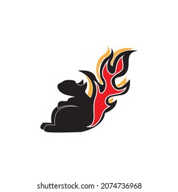 Squirrel icon and symbol vector illustration
