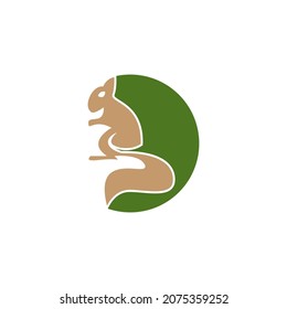 Squirrel icon and symbol vector illustration