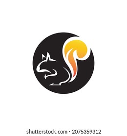 Squirrel icon and symbol vector illustration