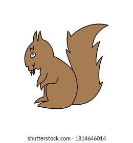 Squirrel icon vector design illustration