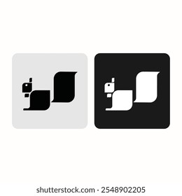 Squirrel icon. Vector illustration design. Eps 10