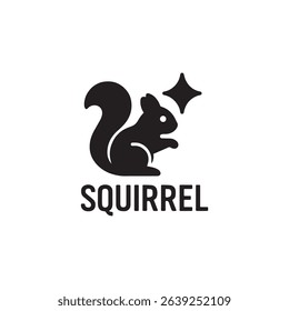 Squirrel icon vector symbol design illustration