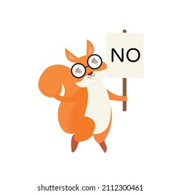 squirrel illustration design suitable for character cartoon vector illustration design