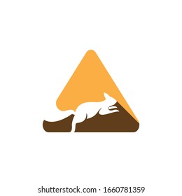 Squirrel image logo symbol vector illustration on white background