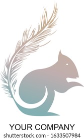 squirrel logo for any bussines