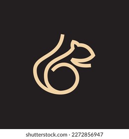 Squirrel logo concept to represent in many industries such as sport, nature, etc. The Logo has a bold clean shape and is designed with a grid to make it look more professional. This is a great way to 