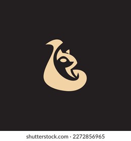 Squirrel logo concept to represent in many industries such as sport, nature, etc. The Logo has a bold clean shape and is designed with a grid to make it look more professional. This is a great way to 