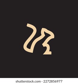 Squirrel logo concept to represent in many industries such as sport, nature, etc. The Logo has a bold clean shape and is designed with a grid to make it look more professional. This is a great way to 