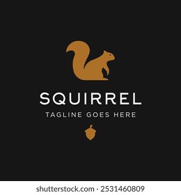 Squirrel logo design with a creative and unique concept.