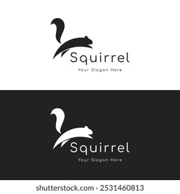 Squirrel logo design with a creative and unique concept.