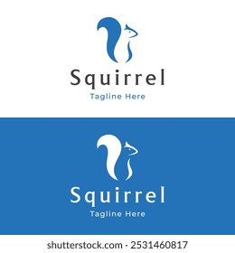 Squirrel logo design with a creative and unique concept.