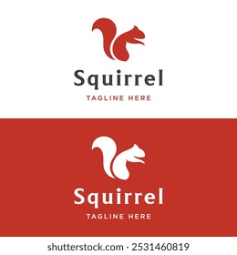 Squirrel logo design with a creative and unique concept.