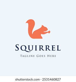 Squirrel logo design with a creative and unique concept.