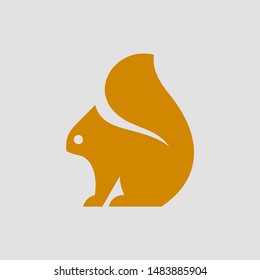 Squirrel Logo. Icon design. Template elements