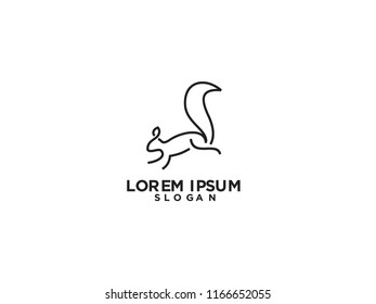 squirrel logo icon designs
