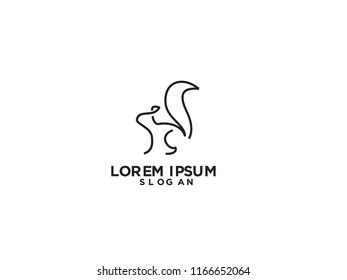 squirrel logo icon designs