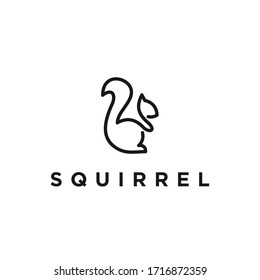 squirrel logo icon vector designs