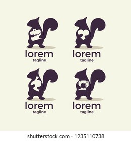 Squirrel Logo Set
