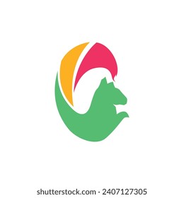 Squirrel logo suitable for the technology industry and others