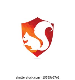 Squirrel Logo Template Design Vector Illustration Sign
