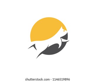 squirrel logo vector icon 