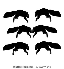 squirrel mammal animal vector silhouette illustration