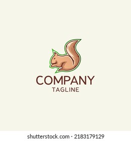 Imágenes vectoriales del logotipo de la mascota de ardilla