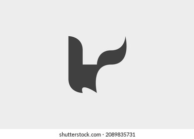 Squirrel modern simple unique logo design