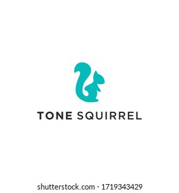 squirrel music logo icon vector designs