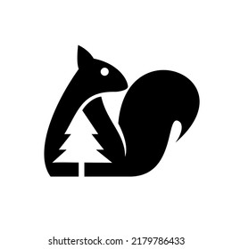 squirrel nature logo. suitable for initials of official company  government logos