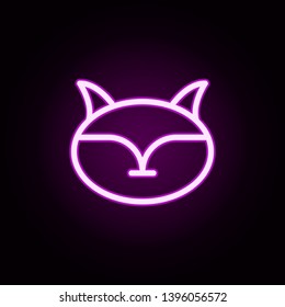 squirrel neon icon. Elements of autumn set. Simple icon for websites, web design, mobile app, info graphics
