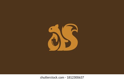 Squirrel And Oak Vector Logo Design Inspirations