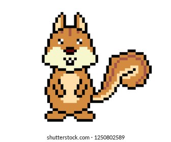 Squirrel Pixel Art