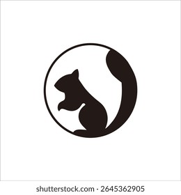  Squirrel shadow logo design for your brand and company identity