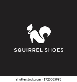 squirrel shoe logo / shoe vector