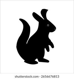 Eichhörnchen Silhouette Symbol Design-Vorlage
