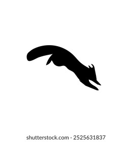 squirrel silhouette icon vector illustration