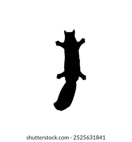 squirrel silhouette icon vector illustration