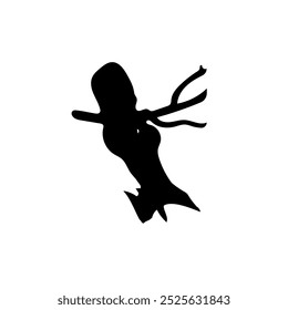 squirrel silhouette icon vector illustration