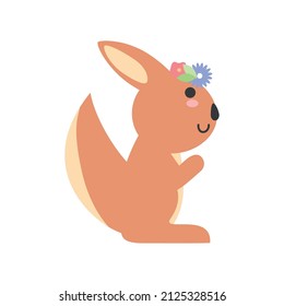 squirrel spring animal cartoon icon
