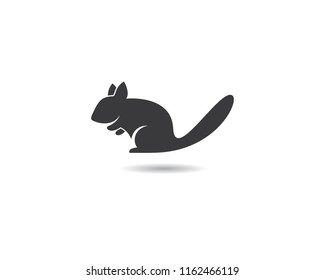 Squirrel symbol illustration
