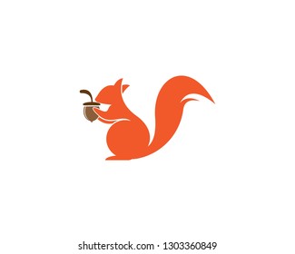 Squirrel symbol illustration