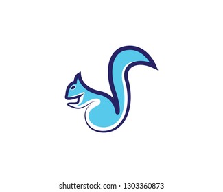 Squirrel symbol illustration