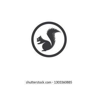 Squirrel symbol illustration
