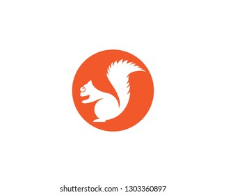 Squirrel symbol illustration