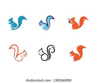 Squirrel symbol illustration